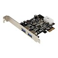 Startech PEXUSB3S25 2 Port PCI Express SuperSpeed USB 3.0 Adapter Card With UASP Support