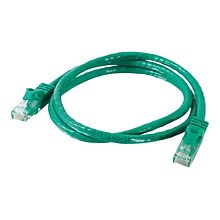 dnpC2G® 10 CAT6 Snagless Unshielded RJ-45 Male/Male Network Patch Cable, Green