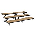 National Public Seating RS3LHB Portable Risers