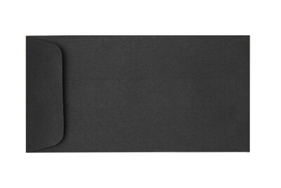 LUX Open End Envelopes 6 x 11.5, Black, 250/Pack
