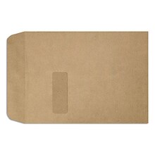 LUX Open End Self Seal Window Envelope, 9 x 12, Grocery Bag, 1000/Pack (1590-GB-1M)