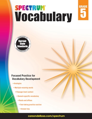 Spectrum Vocabulary (Grade 5)