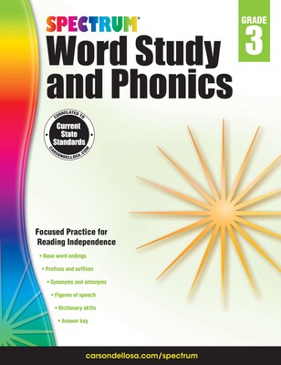 Spectrum Word Study and Phonics (Grade 3)