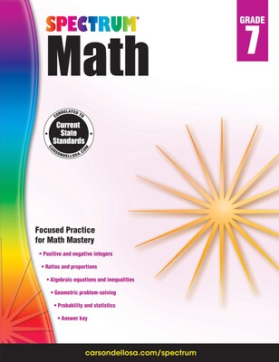 Spectrum Math Workbook (Grade 7)
