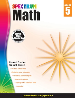Spectrum Math Workbook (Grade 5)
