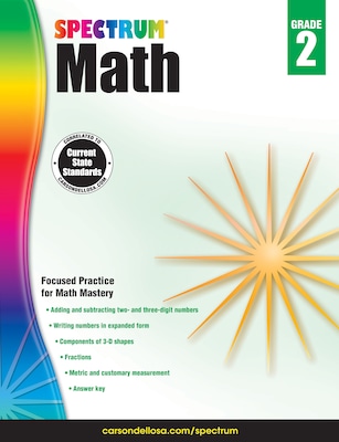 Spectrum Math Workbook (Grade 2)
