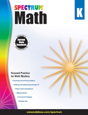 Spectrum Math Workbook (Grade K)