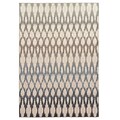 StyleHaven Transitional Floral Nylon 53 X 76 Blue/Brown Area Rug (WALL004D15X8L)