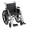 Nova Medical Products Steel Wheelchair Detachable Desk Arms and Footrests