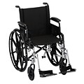 Nova Medical Products Lightweight Wheelchair with Desk Arms and Footrests 18