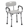 Nova Medical Products Quick Release Aluminum Deluxe Shower Chair; with Back