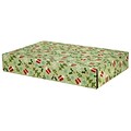 12.2x 3x17.8 GPP Gift Shipping Box, Holiday Line, Gifts and Trees, 12/Pack