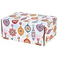 8.8X 5.5X12.2 GPP Gift Shipping Box, Holiday Line, Festive Ornaments, 12/Pack