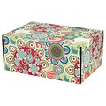 8.8X 5.5X12.2 GPP Gift Shipping Box, Lisa Line, Floral Fun, 6/Pack