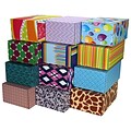 6.2X 3.7X9.5 GPP Gift Shipping Box, Classic Line, Assorted Styles, 48/Pack