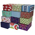6.2X 3.7X9.5 GPP Gift Shipping Box, Holiday Line, Assorted Styles, 48/Pack
