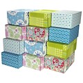 8.8X 5.5X12.2 GPP Gift Shipping Box, Lisa Line, Assorted Styles, 24/Pack