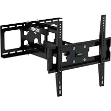 Tripp Lite Display TV Wall Monitor Mount Arm Swivel/Tilt 26 to 55 TVs, Black (DWM2655M)