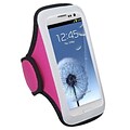 Insten® Vertical Pouch Universal Sport Armband For ZTE N9500/N9810; Hot Pink