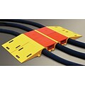 Checkers® Diamondback® Modular Cable and Hose Bridge System For 4.5 Lines, Yellow