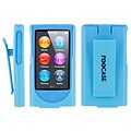rOOCASE Slim Hybrid Skin Case Cover With Holster For iPod Nano 7, Blue