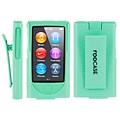 rOOCASE Slim Hybrid Skin Case Cover With Holster For iPod Nano 7, Green