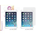 rOOCASE Anti-Glare HD Screen Protector For iPad Mini With Retina, Matte/Clear, 4/Pack