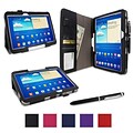 rOOCASE Dual Station Folio Case Cover For Samsung Galaxy Tab 3 10.1 GT-P5210, Black