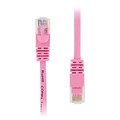 PCMS 30 RJ-45 Male/Male Cat6E UTP Ethernet Network Patch Cable, Pink