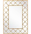 Surya MRR1012-4055 30″ x 30″ Frame made from MDF Mirror; aged gold