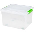 Iris® Store And Slide Plastic File Box