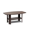 Furinno® Simple Design Coffee Table; Dark Brown