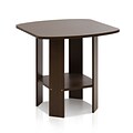 Furinno® 19.6 x 20 Wood Simple Design End/Side Table
