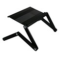 Furinno® Laptop Table Aluminium Alloy Portable Bed Tray Book Stand; Black