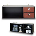 Furinno® Wall-Mounted Storage/Desk Hutch Wood