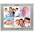 Lawrence Frames 5057M4 Silver Metal 8.7 x 6.7 Picture Frame, Set of 4