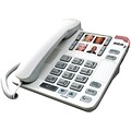 RCA 1123-1 Legend Series Amplified Big Button Deskphone With Speakerphone; White