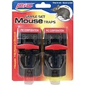 PIC® Simple Plastic Mouse Trap; 2/Pack