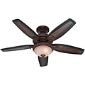 Hunter 54 Claymore Ceiling Fan; Brushed Cocoa