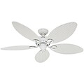 Hunter 54 Bayview™ Ceiling Fan; White
