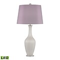 Dimond Lighting Highworth 582D2532-LED9 31 Table Lamp; Cream Crackle with Polished Nickel