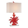 Dimond Lighting 582D24939 28 Incandescent Table Lamp, Red Coral