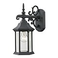 Elk Lighting Spring Lake 5828611EW-659 15 x 6 1 Light Wall Sconce; Matte Textured Black