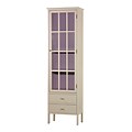 Sterling Industries Omaha 58289-80219 Accent Cabinet; Antique Cream/Lilac