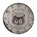 Sterling Industries 582118-0369 Route Wall Clock; Brown Face