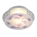 Elk Lighting Novelty 58221007-29 4 2 Light Semi Flush Mount; Butterflies Shade