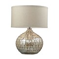 Dimond Lighting Canaan 582D22649 25 Incandescent Table Lamp; Cream Pearl