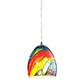 Elk Lighting Colorwave 58231445-1 7 1 Light Mini Pendant; Rainbow Streak