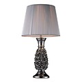 Dimond Lighting Roseto 582D14479 22 Incandescent Table Lamp; Alisa Silver