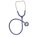 Mabis Signature Series Stainless Steel Stethoscope, 22, Blue (10-404-010)